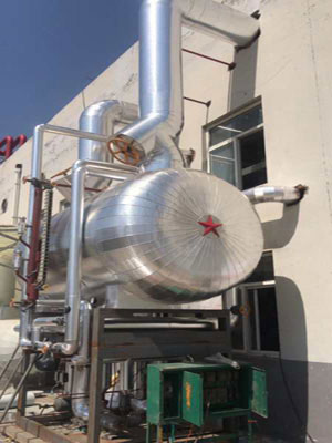 罐體保溫施工方案設備白鐵皮玻璃棉保溫工程現場